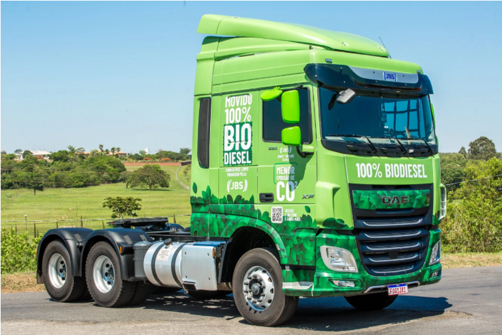 Com 15% de biodiesel, caminhões a diesel emitem menos que elétricos na China