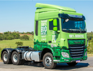 Com 15% de biodiesel, caminhões a diesel emitem menos que elétricos na China