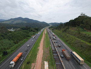 Obra na Bandeirantes avança e chega a 60% de execução