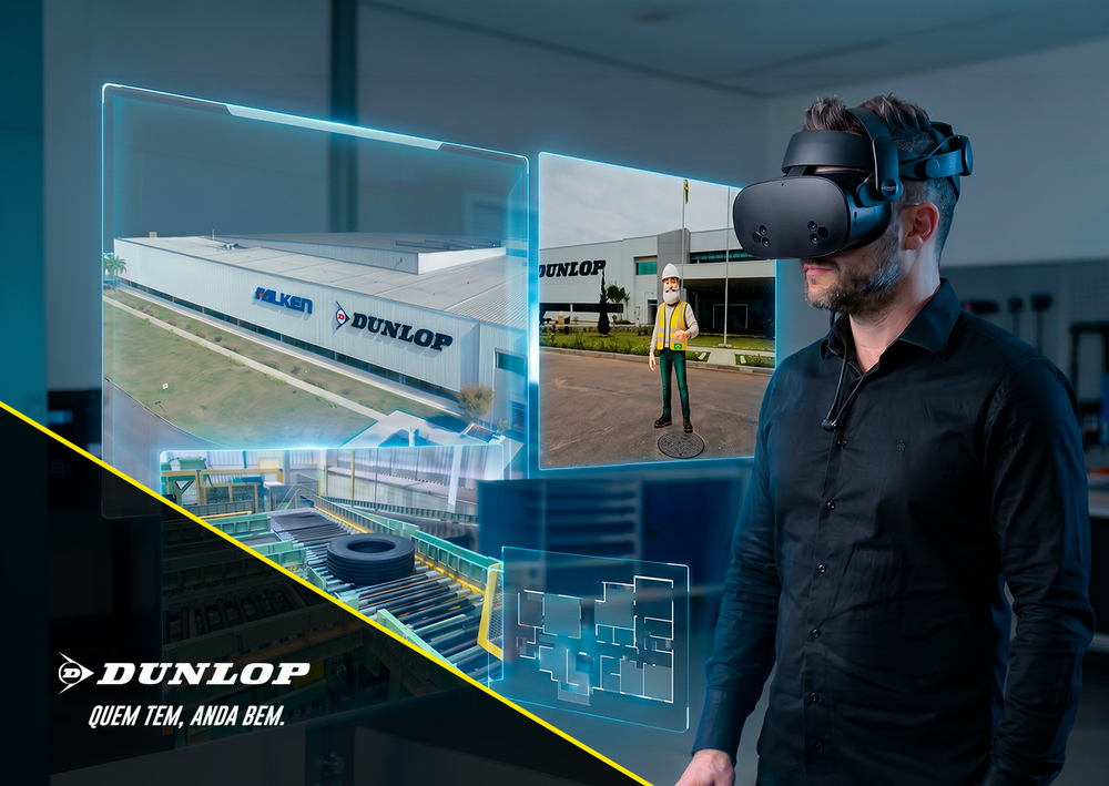 Dunlop usa realidade virtual para transformar o processo de compra de pneus