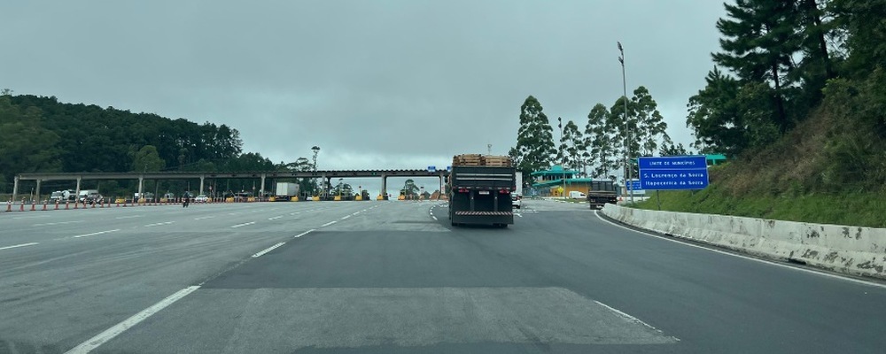 Pedágio para carreta de 9 eixos chega a R$ 365,40 no Sistema Anchieta-Imigrantes