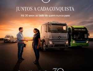 Banco Mercedes-Benz celebra 30 anos no Brasil