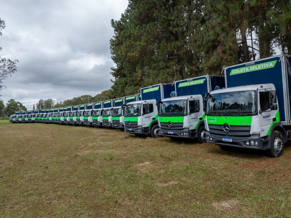 Paraná terá 129 caminhões Atego para serviços municipais