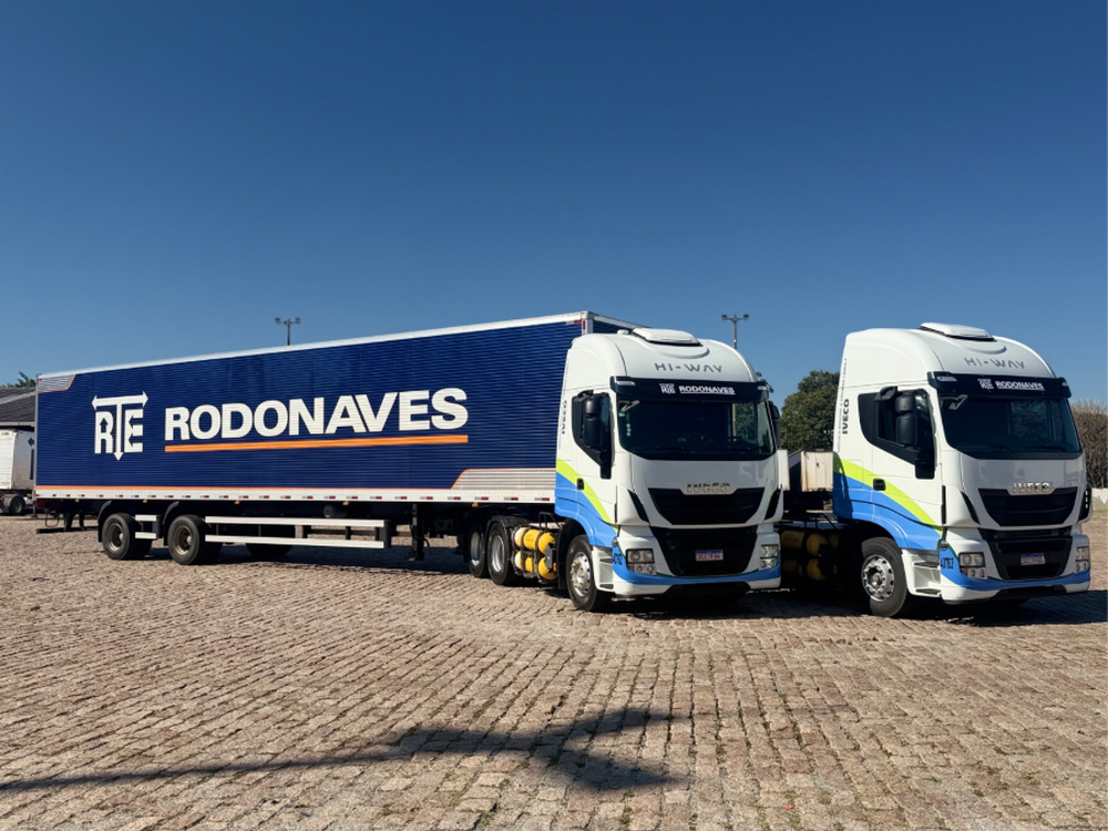 Grupo Rodonaves inicia operação de frota movida a gás