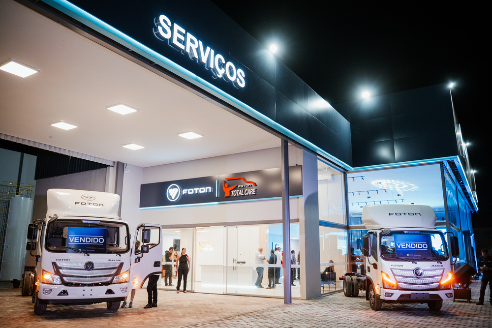 Foton chega a 77 concessionárias no Brasil após crescimento de 130% em dois anos