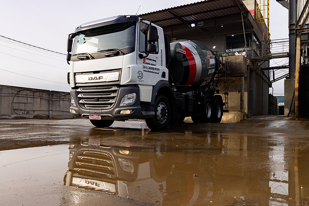 DAF leva à Fenatran 2026 o CF Betoneira 6x4