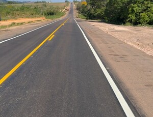 Via Brasil recupera 71 km de pavimento na BR-163